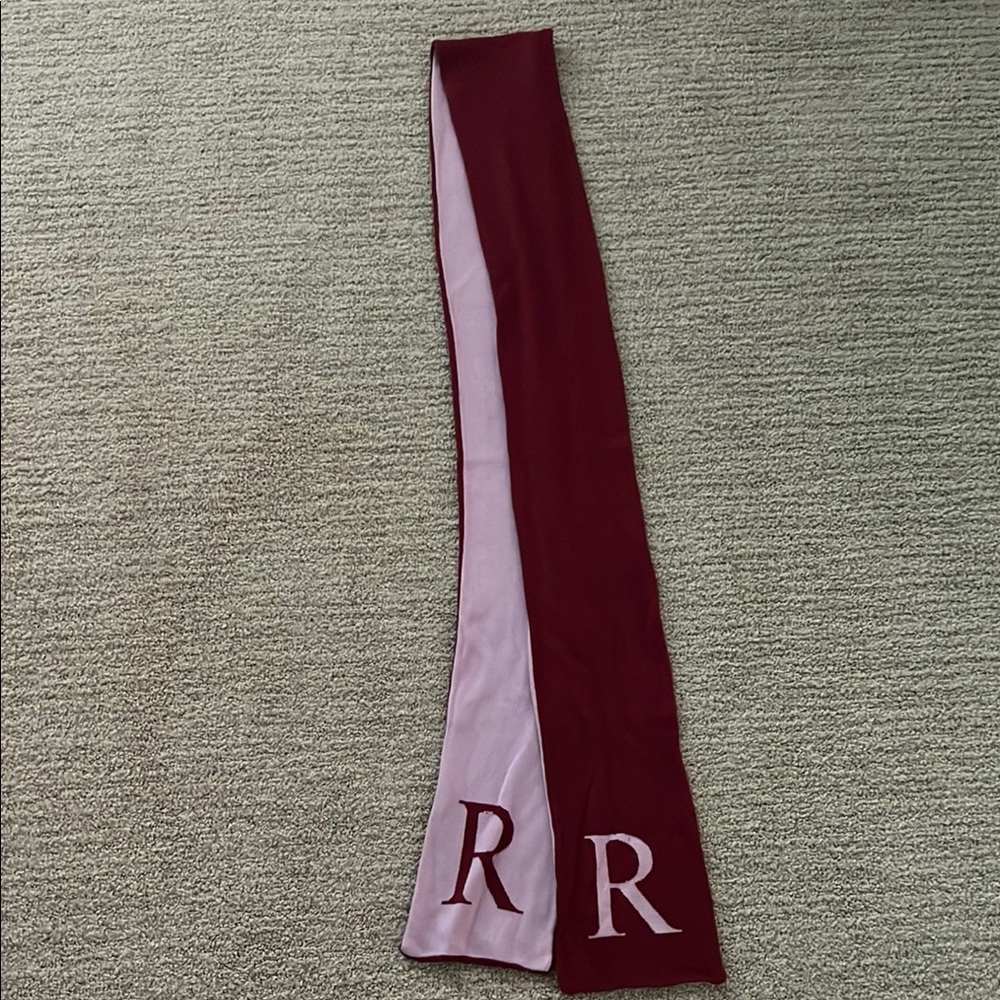 Elegant Burgundy and Pink Scarf